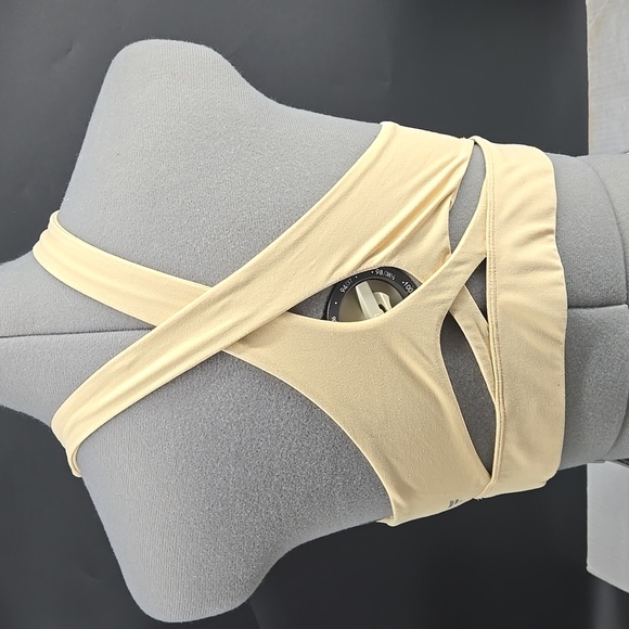 Fabletics Tan Sports Bra M - Picture 3 of 5